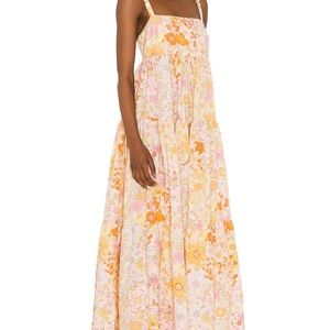 FreePeople Park Slope Maxi Dress Light Combo Small